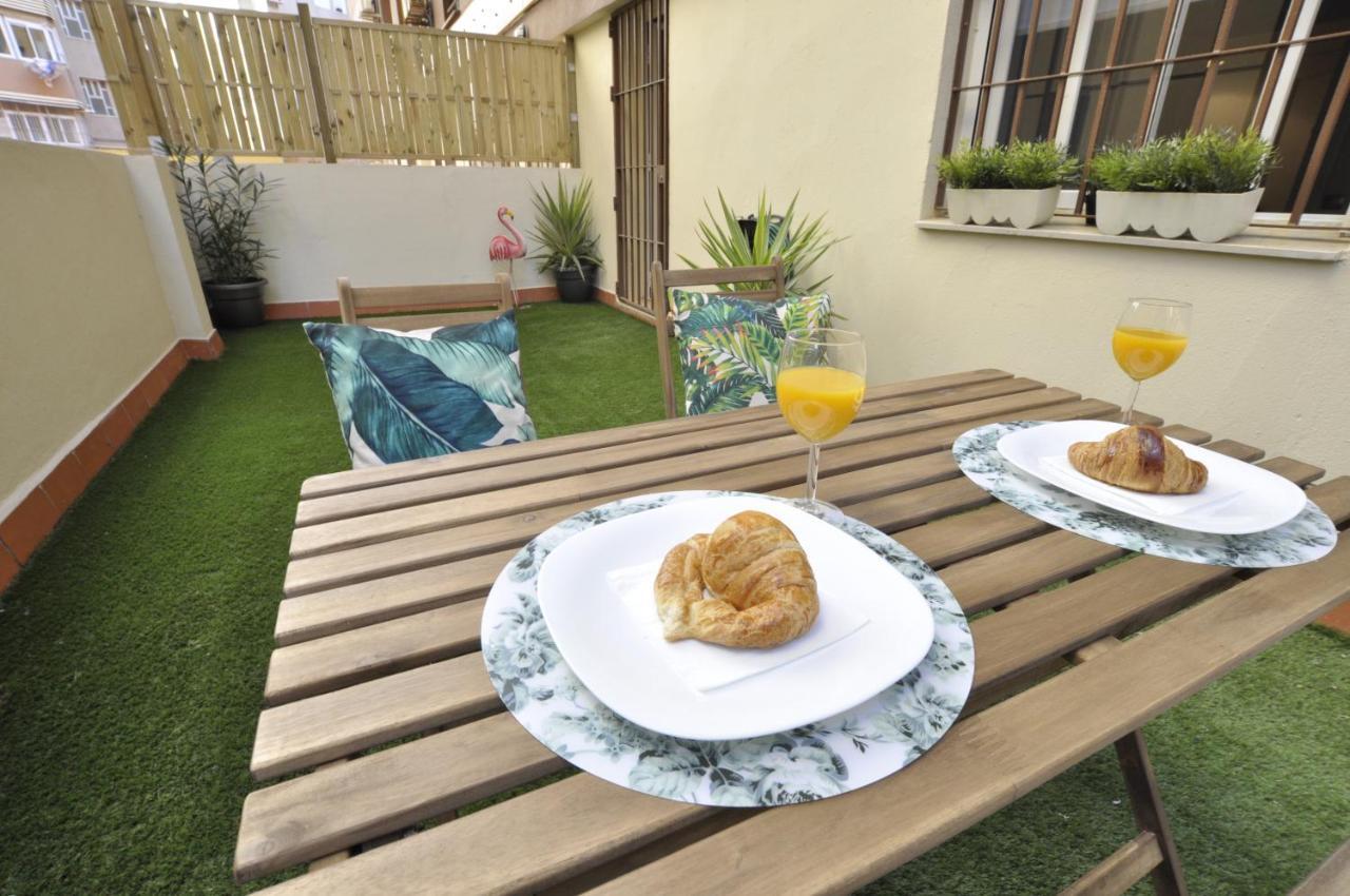 Luminoso Y Coqueto Apartamento Con Jardin Malaga Luaran gambar